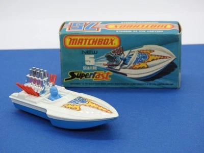 Matchbox Superfast Seafire No.5 Neuwertig Fast wie Neu Original J Kiste 1975-79 - Bild 1 von 4
