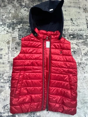 BNWT Herno Red lightweight quilted  boys VEST .   SZ 6A - Image 1 of 4