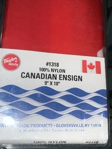 Taylor Made Boat Flag #1318 Canadian Ensign 9” X 18” Canada 🇨🇦 NO TARRIFS - Picture 1 of 4