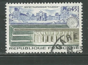 FRANCE 1363 USED TUILERIES PALACE, TELEPHONE RELAYS #2 - Picture 1 of 1