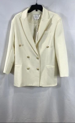 Блейзер Endless Rose цвета слоновой кости - большой размер - Изображение 1 из 4