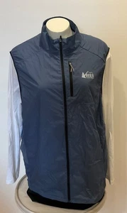 REI Co-op Swiftland Running Vest Thunder Blue Men’s L NWT Stowable water repel - Picture 1 of 10