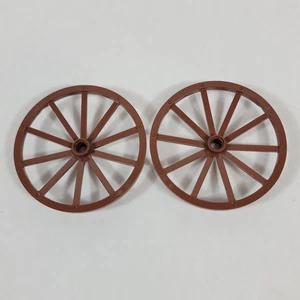 Lego Castle Fantasy Ära Wagenrad 56 mm rotbraun Stck. Set Lot 33212 7078 - Bild 1 von 8