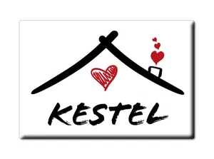Kestel imán de nevera apellido apellido Love San Valentín cumpleaños regalo - Imagen 1 de 9