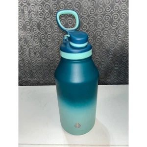 TAL 64oz Ranger Ombre Water Bottle Tumbler Teal Green Blue Carry Handle - Picture 1 of 4