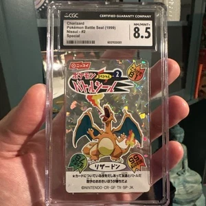 Charizard Battle Seal Nissui Japanese Prism Pokémon Card CGC 8.5 Extremely Rare - Picture 1 of 7