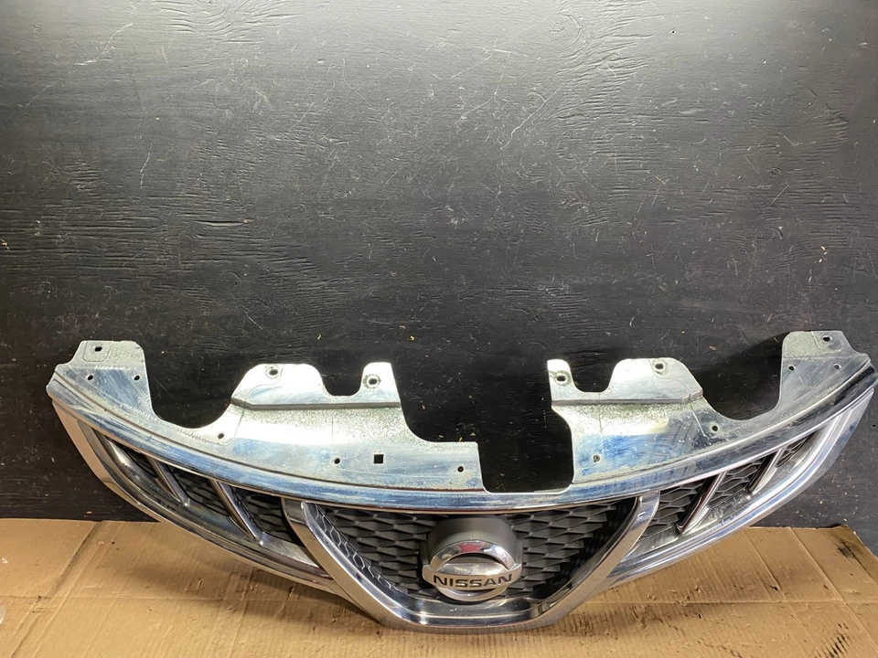 Хромированная передняя верхняя решетка радиатора для Nissan Murano 2011–2014 годов от оригинального производителя u6344 DG - Изображение 1 из 4