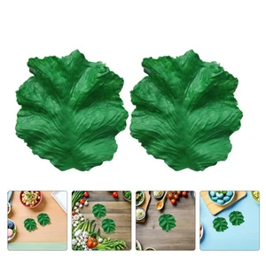 12 Pcs Artificial Vegetables Decoration Lettuce Leaves for Decorating - Picture 1 of 12