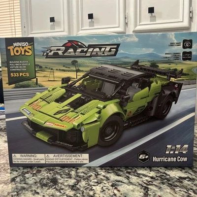 Brand New Miniso Toys Pull Back Vehicle Building Blocks 533 PCS Bricks Set Gift - Image 1 of 4