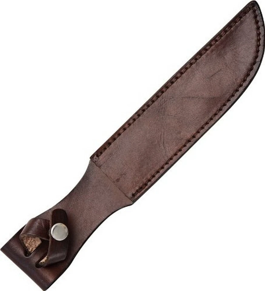 Pakistan Fixed Blade Brown Leather Belt Sheath She 6600 for 7 1 4 Bladed Knives