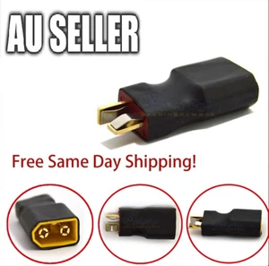 XT60 to Deans Ultra T Battery Plug Male Female Adapter Wireless Connector Car - Picture 1 of 12