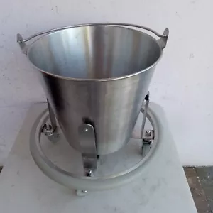 BLICKMAN 0817766000 KICKBUCKET W/13 qt PAIL Stainless Steel - Picture 1 of 12