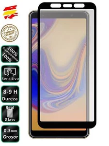 Protector de Pantalla para Samsung Galaxy A7 2018 Negro Completo Curvo 3D - Imagen 1 de 12