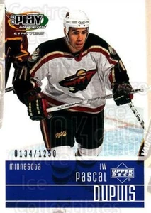 2001-02 UD Playmakers #122 Pascal Dupuis - Picture 1 of 1