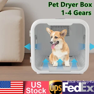 Pet Hair Dryer Box Blow Dryer 70L Capacity For Cats And Small Dogs Drying Blower - Picture 1 of 16