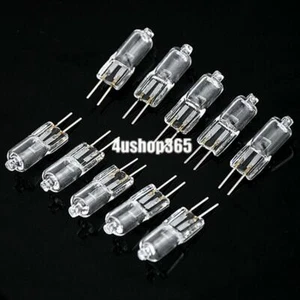 20 X Ultra Bright G4 Halogen Warm White 12V 20W Lamp Light Blubs Clear JC Type 1 - Picture 1 of 3