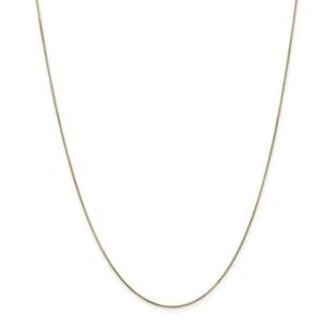 Real 14kt Yellow Gold .65mm Round Snake Chain; 22 inch - Picture 1 of 3