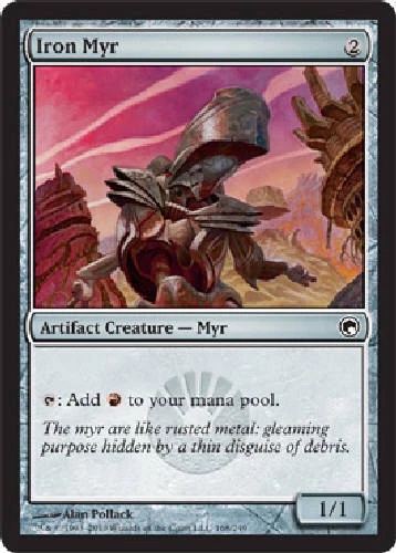 IRON MYR Scars of Mirrodin MTG Magic the Gathering Cards DJMagic - Image 1 of 1