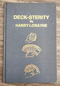 Deck-Sterity by Harry Lorayne Hardcover Book 1967 Card MAGIC - Picture 1 of 4