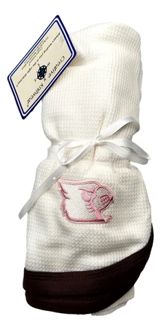 Baby Girl Blanket Louisville Cardinals Pink NCAA Team Logo Cover