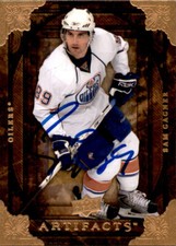 Sam Gagner Signed Autographed 08/09 Upper Deck Artifacts card Edmonton Oilers
