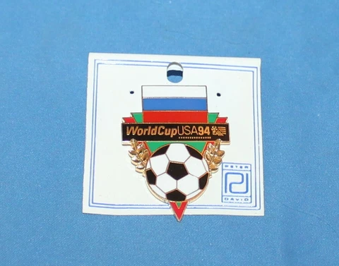 World Cup USA 94 Soccer Russia Flag Peter & David Pin Cover