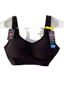 Bali Confit Cool Women’s Bra Black Activewear Sports Size M - Picture 1 of 7