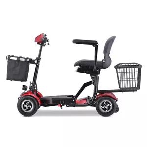 Folding Electric Mobility Scooter 4 Wheel Innovative Portable Motorised Scooters - Picture 1 of 22