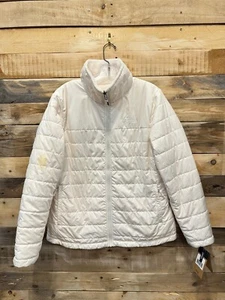 The North Face Women's Mossbud Insulated Reversible Jacket- XL, White, E3(B371T) - Picture 1 of 8