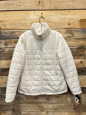 The North Face 女式 Mossbud 绝缘双面夹克 - XL,白色,E3(B371T) — 第 1/4 张图片