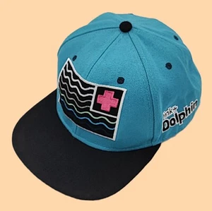 Pink Dolphin Flag Logo Embroidered Snapback Cap Adjustable - Picture 1 of 10