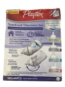 Playtex Mix And Match Baby Nipples & Bottles VentAire Anti Colic 0-3M+ Slow - Picture 1 of 7