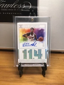 Nate Archibald 2018-19 Panini Impeccable Assists Per Game On Card Auto /11 MINT - Picture 1 of 2