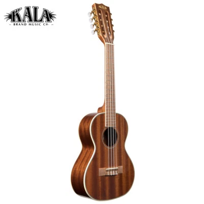 Kala KA-8 Gloss Mahogany Tenor 8-String Ukulele with Aquila Super Nylgut Strings - Image 1 of 4