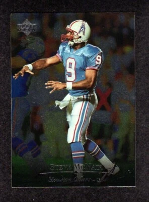 1996 Upper Deck Silver Collection #132 Steve McNair Houston Oilers QB Card MINT - Image 1 of 2