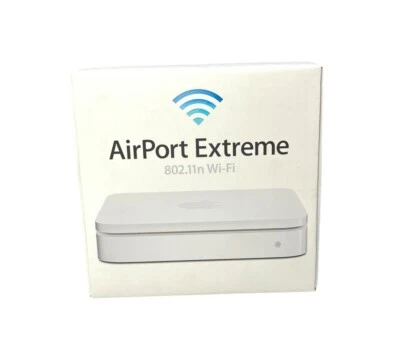 Apple AirPort Extreme 54Mbps 3-Port 1000Mbps Wireless N Router A1354 NEW OPEN - Image 1 of 4
