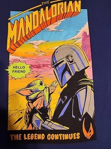 Camiseta Marca Mandalorian Hello Friend Disney Talla XL - Imagen 1 de 6