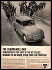 1960 Auto Union DKW 1000 Coupe Shipstads & Johnson Ice Follies Vintage Print Ad