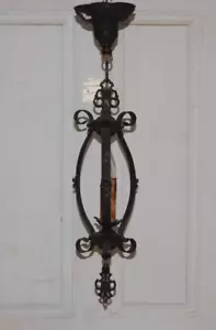 Antik Vintage Hängebacke Leuchte Gothic - Bild 1 von 5