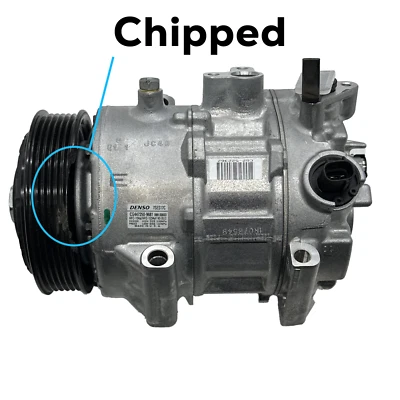 Denso A/C Compressor w/ Clutch 2013-23 Toyota Camry RAV4 447250-9681 7SES17C - Image 1 of 4