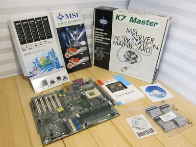 NOS! MSI K7 Master MS-6341 Ver 1.1 Socket 462/A AMD Athlon Duron ATX Motherboard - Image 1 of 4