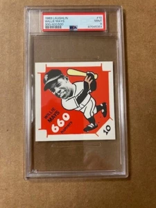 Willie Mays 1980 Laughlin 300/400/500 PSA 9 - Picture 1 of 1
