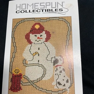 Homespun Collectibles Fireman Snowman - Picture 1 of 2