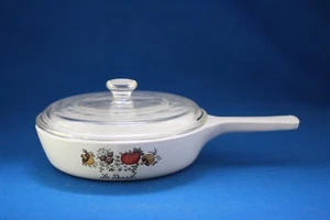 VINTAGE CORNING WARE SPICE OF LIFE P-83-B 6 1/2 " SKILLET WITH LID-USA-VGC - Foto 1 di 7