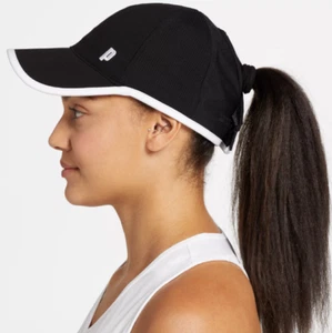 Cappellino PRINCE TENNIS leggero coda di cavallo rete schiena regolabile taglia unica nero - nuovo - Foto 1 di 8