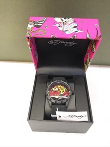 New With Tags Ed Hardy Tiger Wrist Watch 15004B42G02 - Picture 1 of 11