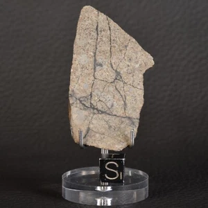 Meteorit Vinales 30,27 g Ferse Chondrit L6 Fusionskruste Kuba - Bild 1 von 12