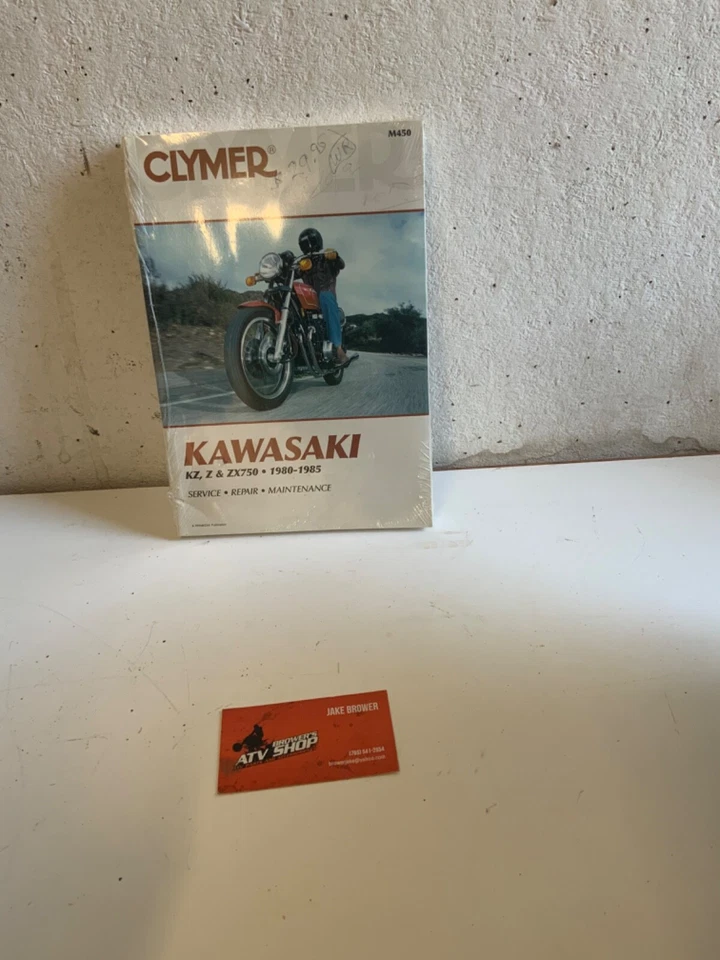 Manual Clymer Kawasaki KZ, Z & ZX750 80-85 M450 Foto 1 de 1
