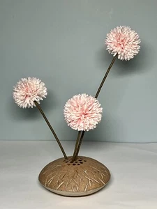 Vintage 1960 Rare Eric Picker Studio Art Pottery Modernist Ikebana Weed Pot Vase - Picture 1 of 6