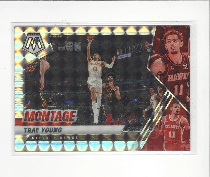 2020-21 Panini Mosaic Montage Mosaic #29 Trae Young Hawks - Image 1 of 1